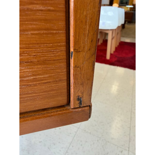 Mid Century Modern Danish Modern Teak Flip Top Desk Designed by Peter Lovig Nielsen for Dansk - Denmark For Sale - Image 11 of 12
