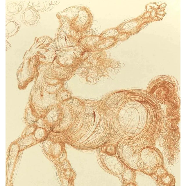 Modern Salvador Dalí, The Centaur, Woodcut, 1963 For Sale - Image 3 of 4