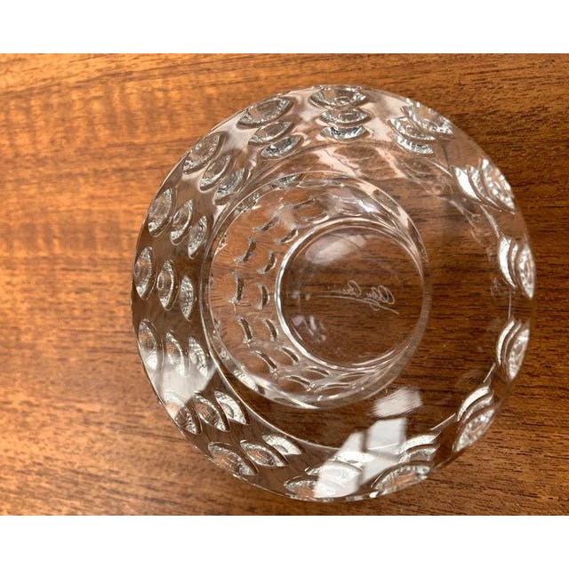 Vintage Glass Crystal Candleholder by Oleg Cassini For Sale - Image 4 of 18