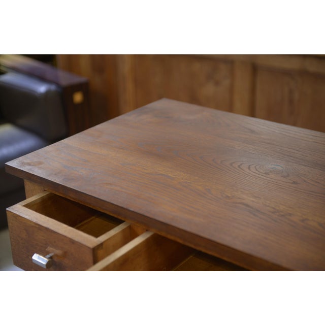 Modernist Art Deco Oak Buffet, 1940s For Sale - Image 11 of 15