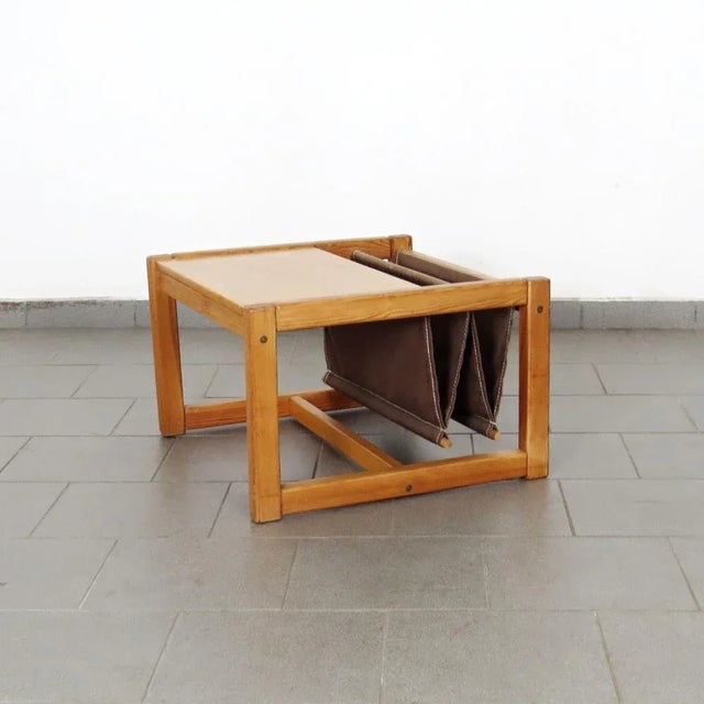 Side Table with Magazine Rack by Karin Mobring, in Very Good conditions. Designed 1960 to 1969 I have official proof of...