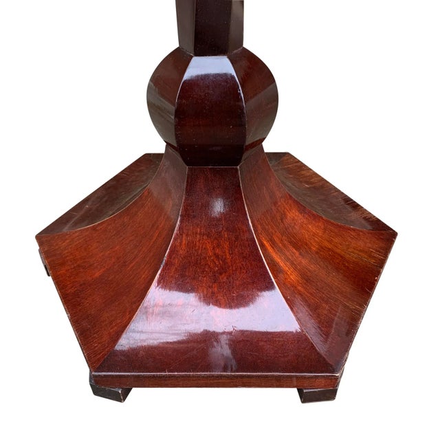 Oxblood Red Italian Art Deco Floor Lamp For Sale - Image 8 of 10