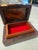 Italian Italian Burlwood Box With Red Felt Interior, 1970s For Sale - Image 3 of 6