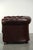 1990s English Cowhide Chesterfield Club Lounge Chair For Sale - Image 5 of 13