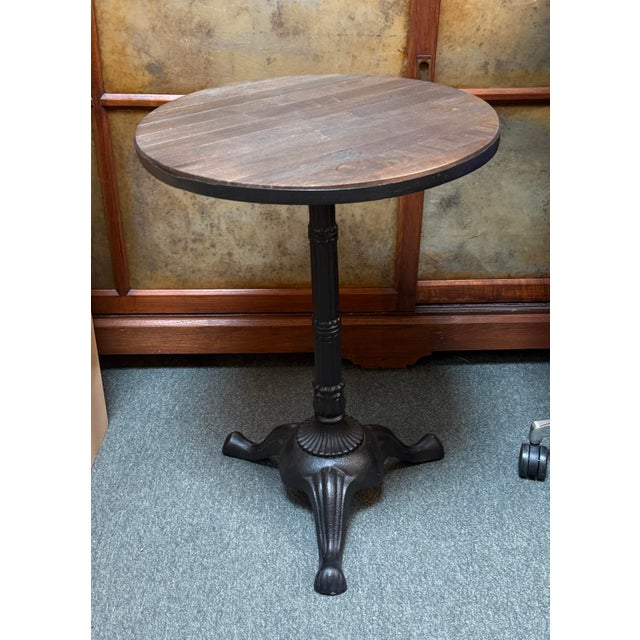 Design Plus Gallery presents a Rae Wood Side Table from Pottery Barn. Inspired by those found in Parisian cafés, the Rae...