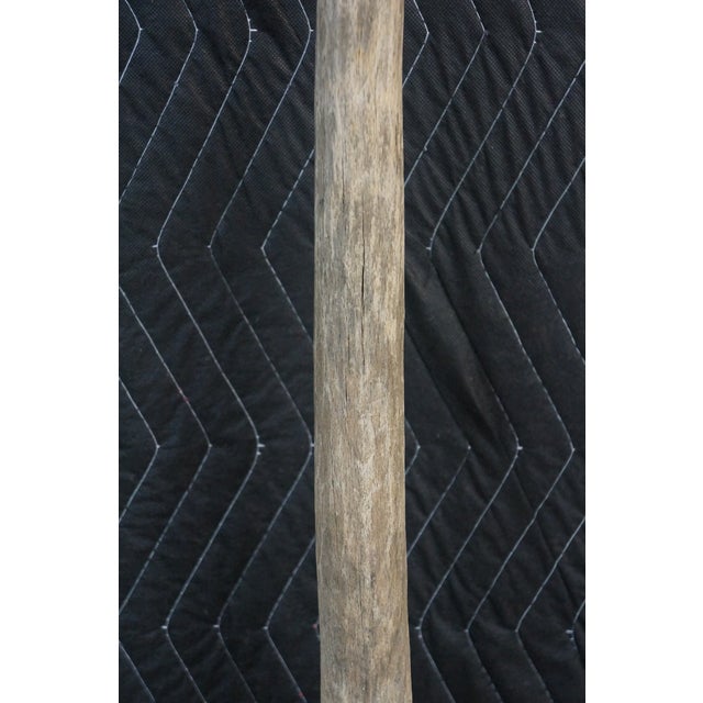 Late 19th Century Antique 19th Century Primitive Wooden Farmhouse Grain Malt Shovel 58" For Sale - Image 5 of 16
