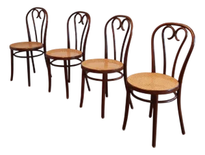 Romanian No.16 Bentwood Chairs by Michael Thonet, 1970s, Set of 4