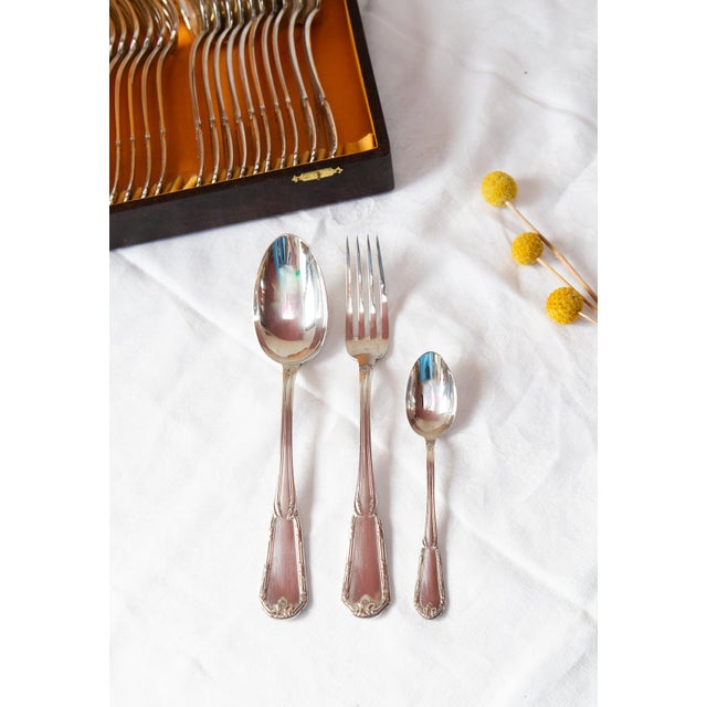 Antique French Cutlery, 1920s, Set of 37 For Sale - Image 4 of 14