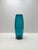 Glass Large Teal Art Glass Vase from Rossini, 1960s For Sale - Image 7 of 10