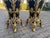 Bring bold Italian elegance into your interior with this striking pair of Baroque Revival pedestals, crafted in Italy...