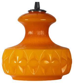 Orange Pendant Lamp from Peill & Putzler