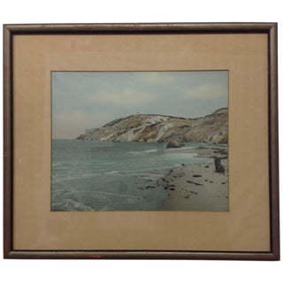 Wallace Nutting Tinted Atlantic Coast Photo 1942 For Sale