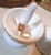 Fenton Milk Glass Owl Decision Maker Fortune Spinner Ring Holder. For Sale - Image 10 of 12