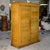Wood Antique Rustic Two-Door Wardrobe in Yellow Lacquered Fir Wood, Italy, 1800s For Sale - Image 7 of 18
