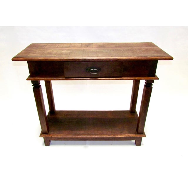 Antique Beautiful Console Table EcoFriendly Reclaimed Solid Wood