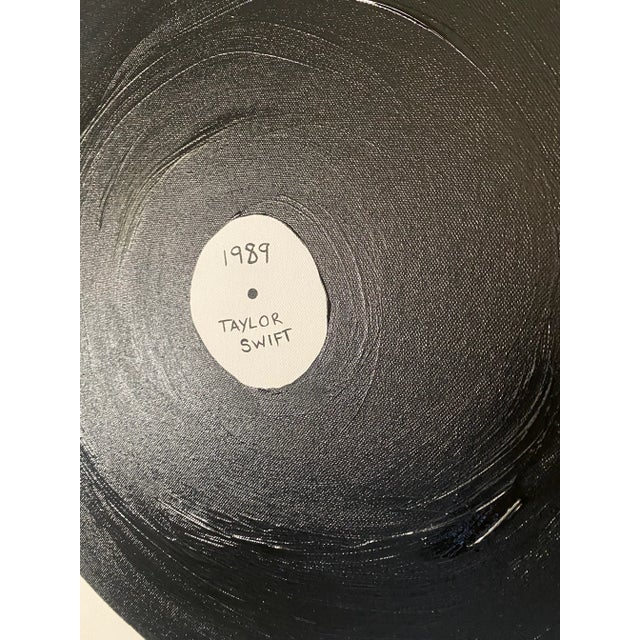 "1989 by Taylor Swift" from Jack Olsen's Vinyl Record series. - Acrylic paint on thick gallery canvas - 20" x 20" (1.5"...