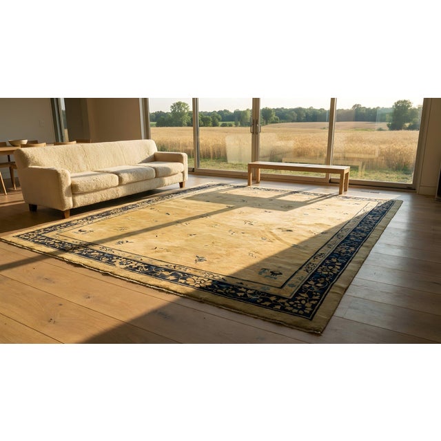 Early 20th Century Chinese Peking Carpet ( 10'3'' x 17'5'' - 313 x 530 ) For Sale - Image 10 of 10