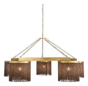 Arteriors Home Langston Gold Brass Chandelier