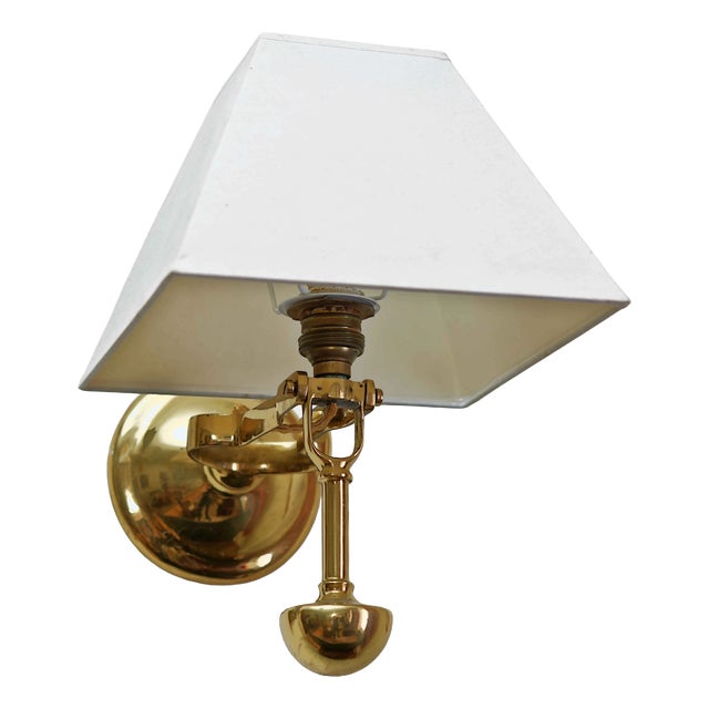 Brass Boat Wall Lamps, Set of 2 For Sale