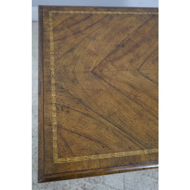 Wood Baker Continental Style Walnut Dressing Table For Sale - Image 7 of 12