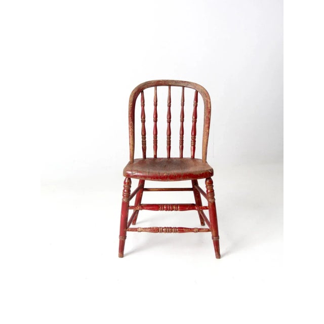 19th Century Antique Windsor Chair For Sale - Image 5 of 10