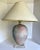 1980s Postmodern Metal and Lucite Pink Blue Table Lamp For Sale - Image 13 of 13