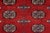 Tribal Bokhara Red/Blue Hand Knotted Wool Rug For Sale - Image 4 of 8