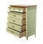 Bassett Furniture Ticino Collection Cream Painted 36" Chest of Drawers W. Solid Cherry Top 238-96-251 For Sale In Kansas City - Image 6 of 13