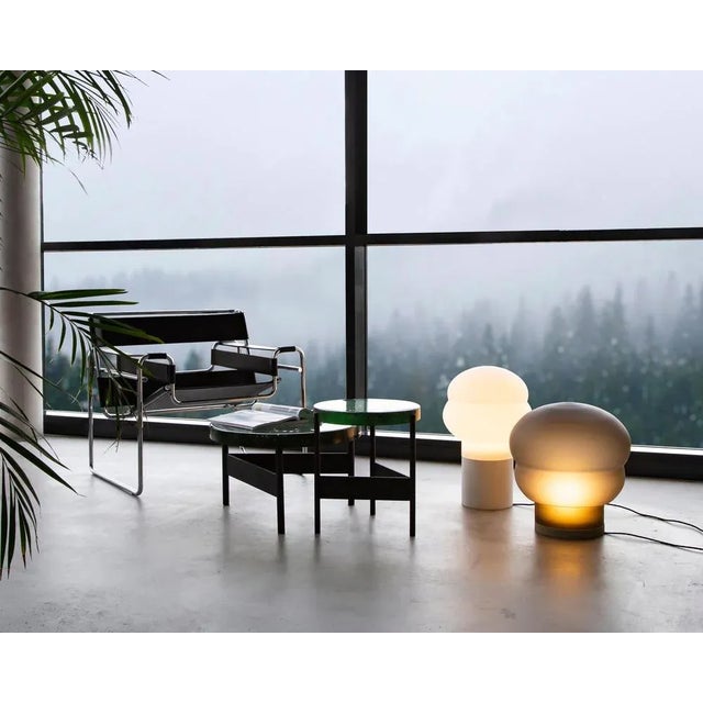 Kumo High Smoky Grey Acetato Taupe Floor Lamp by Pulpo For Sale - Image 11 of 12