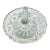 1970s Vintage Hollywood Regency Chippendale Cut Crystal Ring Holder, Starbust Design For Sale