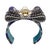 French Chanel CC Camellia Vintage Silk Necktie Cuff Bracelet For Sale - Image 3 of 4