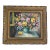 Stil Llife Floral Oil Painting Gesso Gilt Gold Frame For Sale