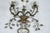 Metal French Crystal Bronze Sconce Rings attributed to Maison Baguès, 1960s, Set of 2 For Sale - Image 7 of 18