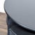 Room & Board Room & Board Slim Round End Table With Shelves in Natural Steel For Sale - Image 4 of 4