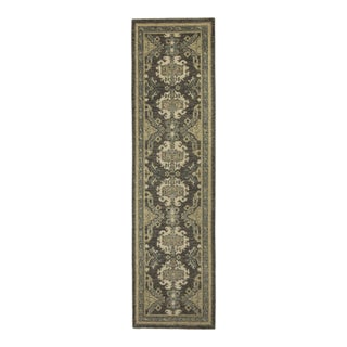 Turkish Oushak Rug 2'10" x 10'6" #20223 For Sale