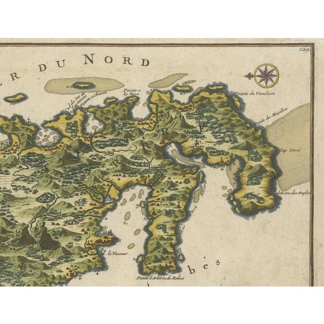 Late 19th Century Lisle De La Martinique Caribbean Copper Engraving, 1876 For Sale - Image 5 of 6