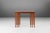 Set of three Scandinavian teak nesting tables from 1960s Denmark with clean lines, warm materials, and a quiet...
