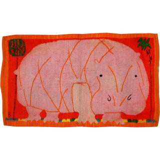 Vintage Swedish Flatweave Kilim - 1'11" X 3'1" For Sale