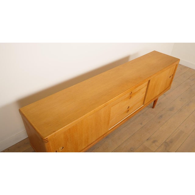 Vintage Sideboard in Oak by H.W. Klein for Bramin For Sale - Image 6 of 15