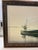 Vintage Oil Painting of Nantucket Fishing Boat on Calm Water by Lytas For Sale In Miami - Image 6 of 6