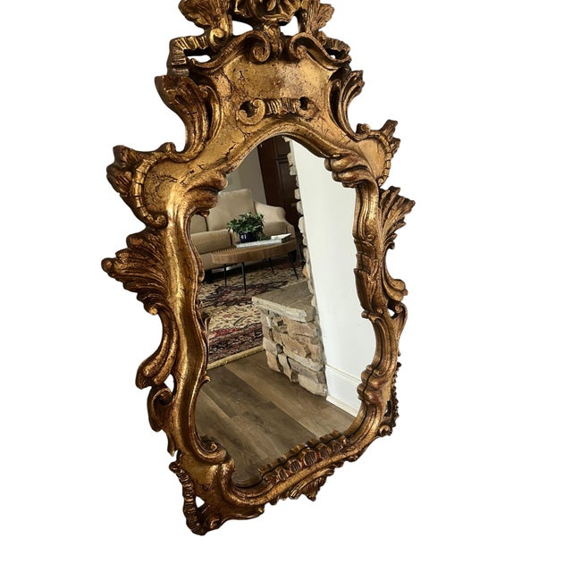 1960s Mid 20th Century Baroque Mirror For Sale - Image 5 of 8