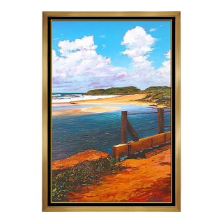 1990s Clouds at Kee Beach Original, Tom Swimm For Sale