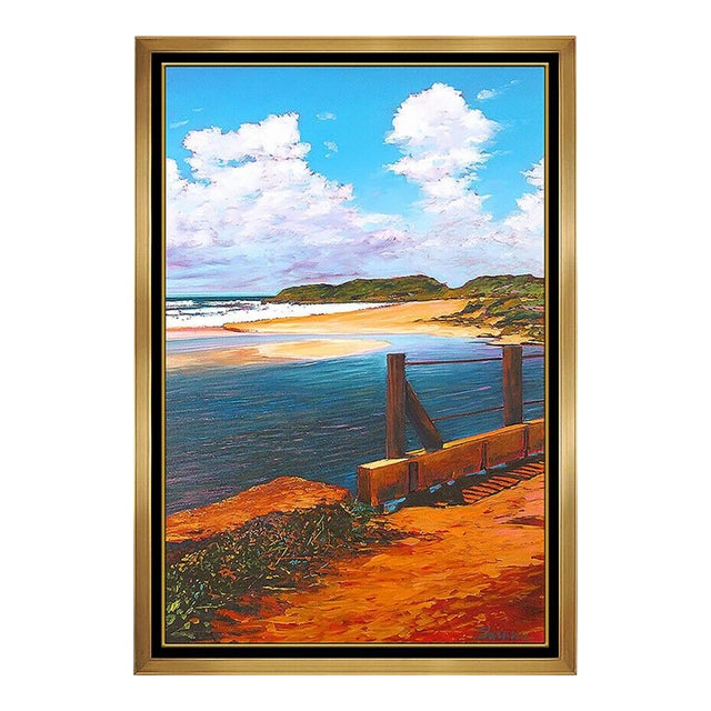 1990s Clouds at Kee Beach Original, Tom Swimm For Sale