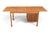 1960s Vintage Mid-Century Modern Expandable Drop-Leaf Teak Writing Desk For Sale - Image 5 of 13