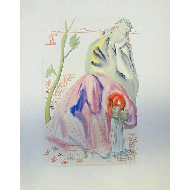 Salvador Dali, The Source, Woodcut For Sale - Image 7 of 7