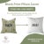 Not Yet Made - Made To Order Fabdivine Handmade Decorative Cushion Cover 18x18 Thick Linen- Neerabel For Sale - Image 5 of 5