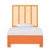 Liam Platform Bed Twin - Orange For Sale - Image 12 of 12