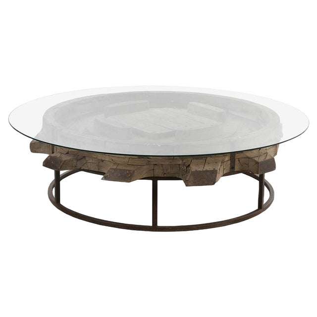 Industrial Coffee Table, 1920s For Sale