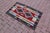 Modern 1970s Geometric Oushak Hand Knotted Luxury Wool Kilim Rug For Sale - Image 3 of 9