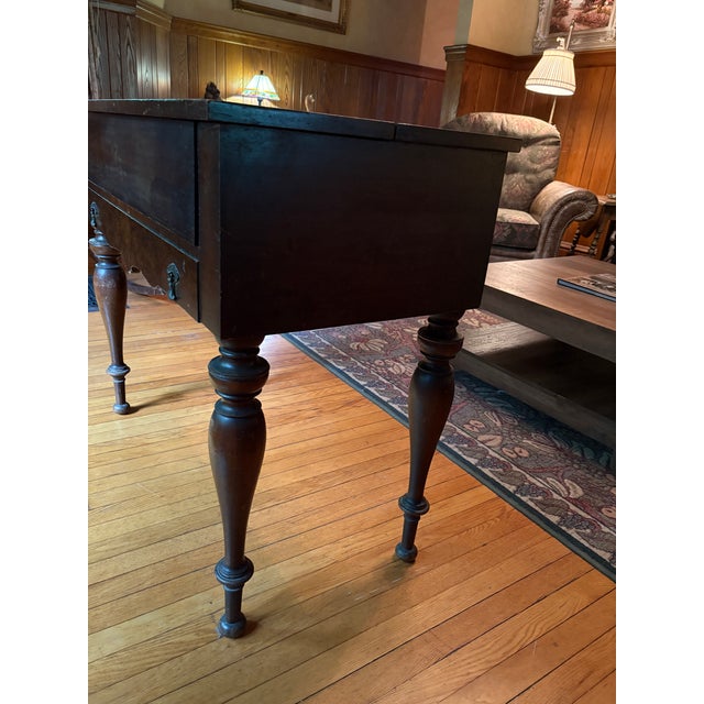 American Antique Spinet Desk For Sale - Image 3 of 17